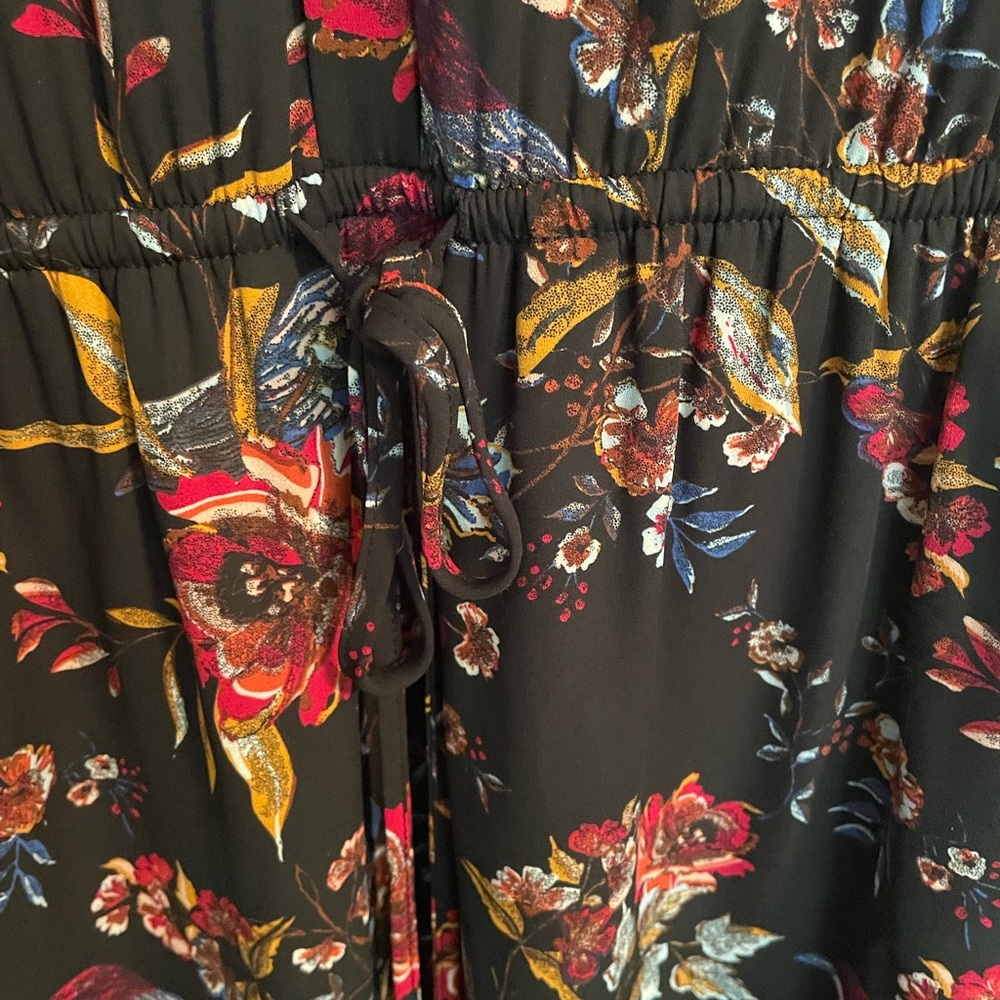 DR2 Black Floral Mini Dress - Picture 4 of 6
